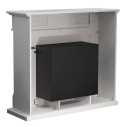 Camino a bioetanolo da terra Truman Bianco effetto marmo 121x38x108 Divina Fire vista