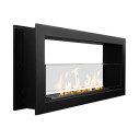 Camino a bioetanolo da incasso Bifacciale 2 lati 90×40 Montefalco 90 Divina Fire vista