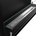Camino a bioetanolo da incasso ad angolo 90x45 Sutri 90 DX Divina Fire dettaglio
