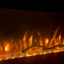 Camino elettrico da parete Dallas 127x11x50 Divina Fire dettaglio