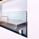 Camino a bioetanolo da terra per interno esterno Giotto S Bianco 100x30x70 Divina Fire dettaglio