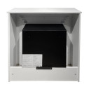 Camino a bioetanolo da terra Bellini in legno Bianco 96x35x96 Divina Fire 