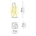 Diamond Table Small Slamp dimensioni