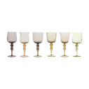 Diseguale Set 6 calici Vino + Set 6 tumbler Ambra-Rosa Bitossi Home dettaglio set 6 Calici