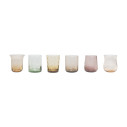 Diseguale Set 6 calici Vino + Set 6 tumbler Ambra-Rosa Bitossi Home dettaglio set 6 Tumbler