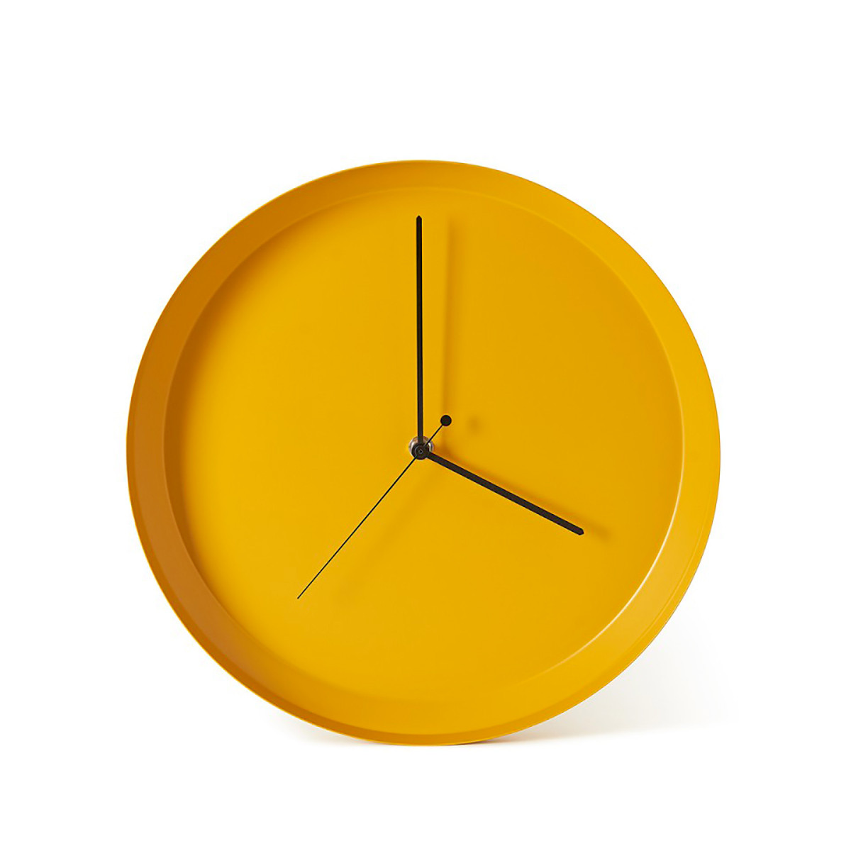 Dish Orologio giallo miele