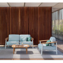 Divano 2 posti Twins Alu-Teak Emu ambientazione