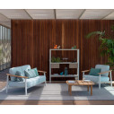 Divano 2 posti Twins Alu-Teak Emu ambientazione