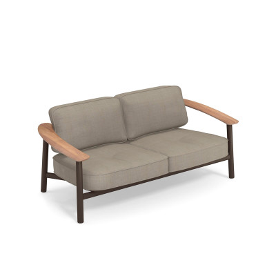 Divano 2 posti Twins Alu-Teak