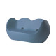 Divano Blossy Slide blu polvere