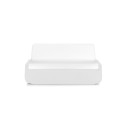 Divano Bold bianco con cuscino