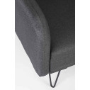 Divano letto Bridjet nero Bizzotto dettaglio