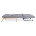 Divano letto 1p Hayden grigio Bizzotto vista