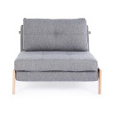 Divano letto 1p Hayden grigio Bizzotto vista