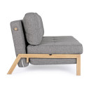 Divano letto 2p Hayden grigio Bizzotto vista