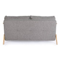 Divano letto 2p Hayden grigio Bizzotto vista