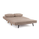 Divano Letto 2P Walker beige Bizzotto vista