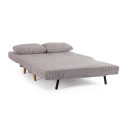 Divano Letto 2P Walker tortora Bizzotto vista 