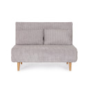 Divano Letto 2P Walker tortora Bizzotto vista 