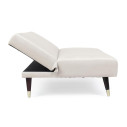 Divano letto 3P Alma beige Bizzotto vista