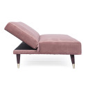 Divano letto 3P Alma rosa Bizzotto vista