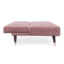 Divano letto 3P Alma rosa Bizzotto vista
