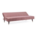 Divano letto 3P Alma rosa Bizzotto vista