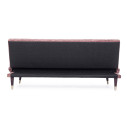 Divano letto 3P Alma rosa Bizzotto vista