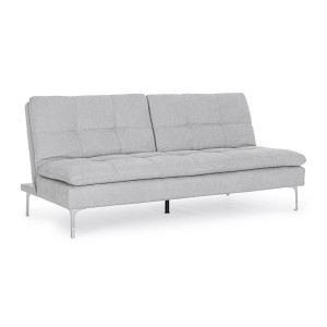 Divano letto 3P Leon grigio chiaro