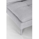 Divano letto 3P Leon grigio chiaro Bizzotto dettaglio