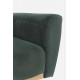 Divano letto Johnny velluto verde scuro Bizzotto dettaglio
