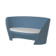 Divano Rap Slide blu polvere