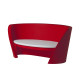 Divano Rap Slide rosso fuoco