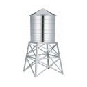 Alessi DL02 Water Tower Contenitore in acciaio inox vista