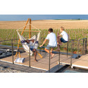La Siesta Domingo Sea Salt Poltrona sospesa Kingsize outdoor ambientazione
