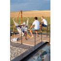 La Siesta Domingo Sea Salt Poltrona sospesa Kingsize outdoor ambientazione
