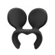Don't F**k With The Mouse Poltrona black Qeeboo vista