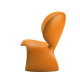 Don't F**k With The Mouse Poltrona bright orange Qeeboo vista