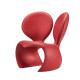 Don't F**k With The Mouse Poltrona red Qeeboo vista