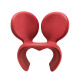 Don't F**k With The Mouse Poltrona red Qeeboo vista
