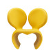 Don't F**k With The Mouse Poltrona yellow Qeeboo vista