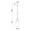 Drop 270.03.ORT lampada a sospensione Il Fanale dimensioni