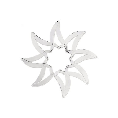 Alessi DUL01 Augh! Sottopentola estensibile in acciaio Inox