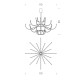Dynasty lampada a sospensione Nemo Lighting dimensioni