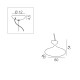 E.T.A. Sat lampada a sospensione KDLN dimensioni