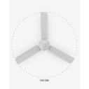 Ventilatore a soffitto Eco Indus M Faro dettaglio
