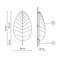 Eden AP1032BINT lampada da parete Karman dimensioni