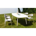 Ellisse Tavolo 220x120 Varaschin ambientazione