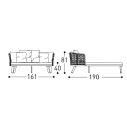 Emma Daybed Comfort Varaschin dimensioni