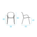 Poltroncina Ronda X Emu dimensioni